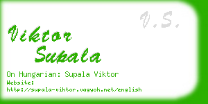 viktor supala business card